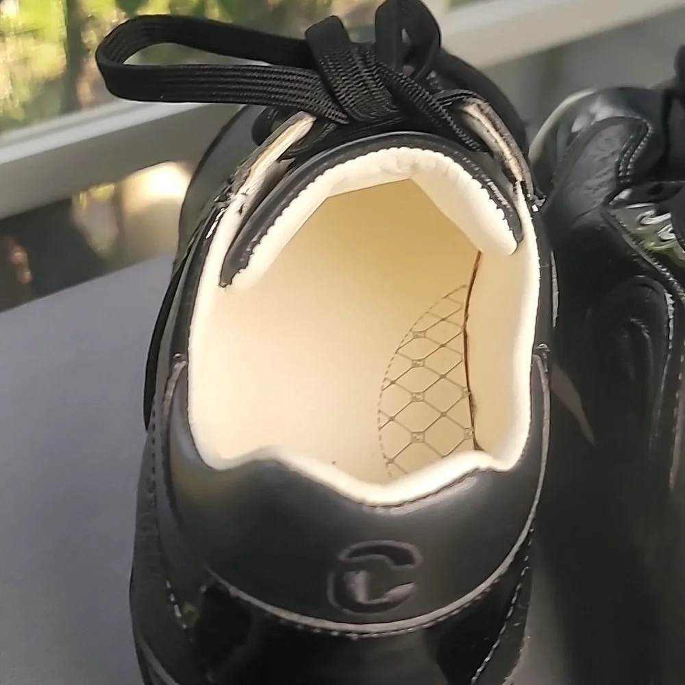 Duca Del Cosma Women's Golf Shoes Size 9 Black Patent Italian Leather - Picture 5 of 13